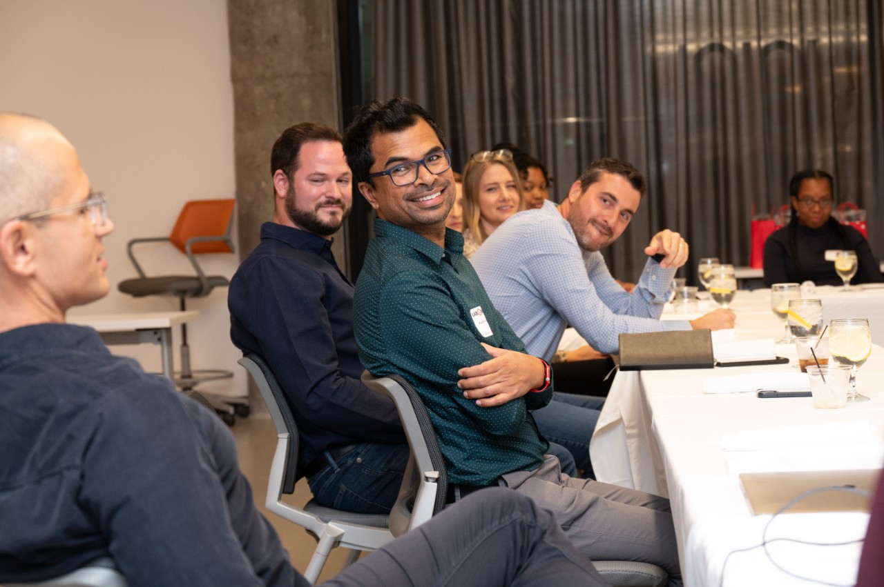 Man smiling at Lab2Market program