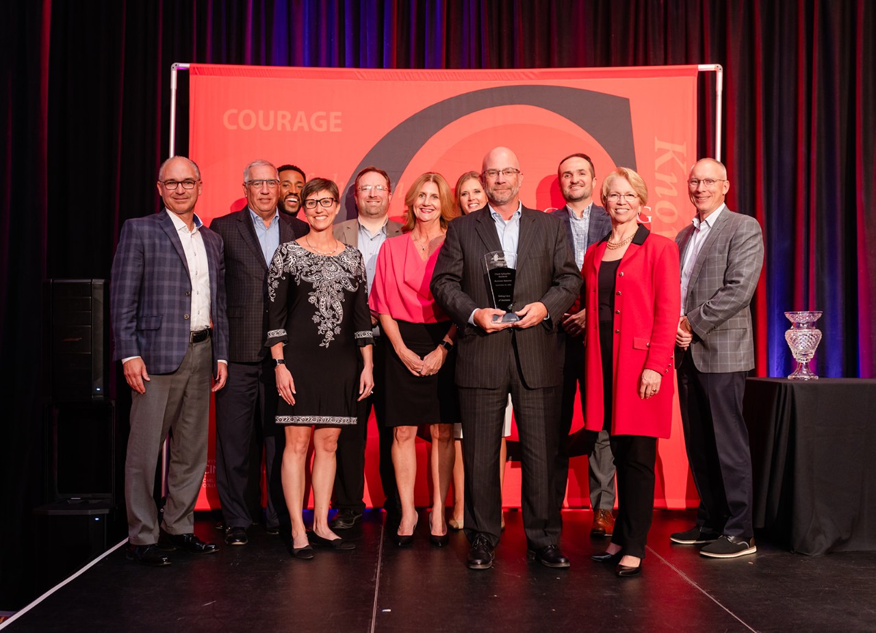 Clark Shaefer Hackett pictured at the 25th annual Goering Center awards