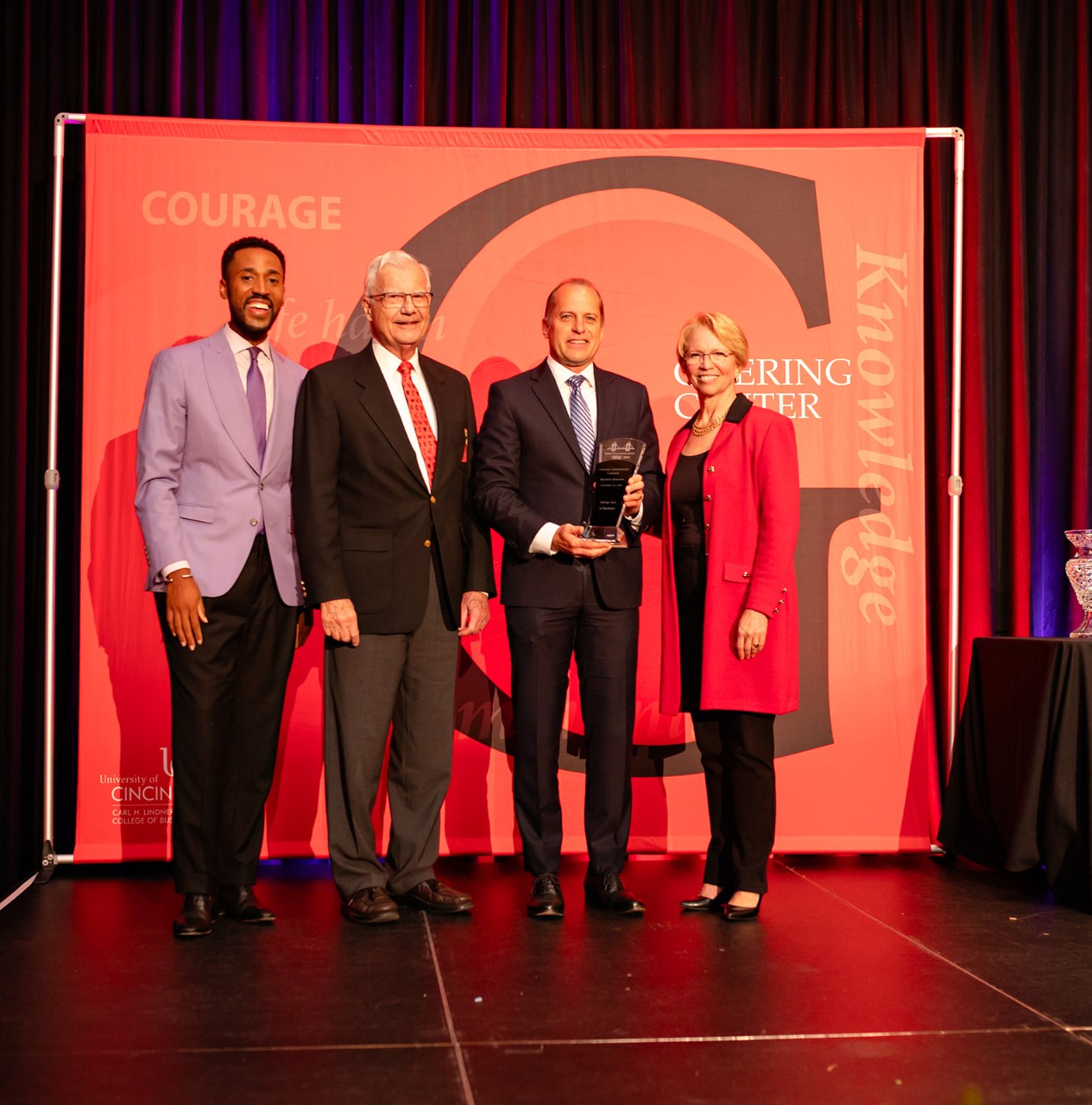 Johnson Investment Council at the 25th annual Goering Center Awards