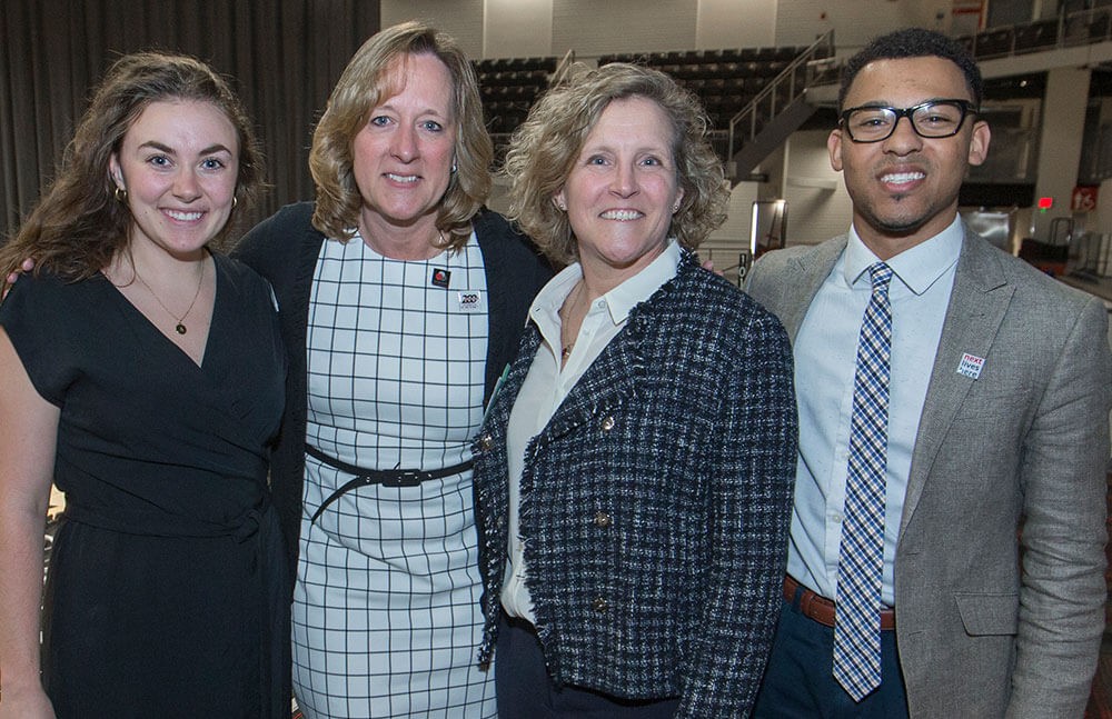 Left to right: Abbie Smith, Ruth Seiple, Marianne Lewis, and Chandler Rankin.