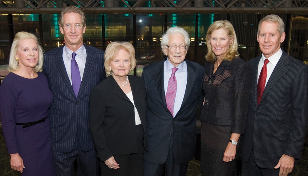 The Lindner family at the March 2010 Cincinnati Business Achievement Awards