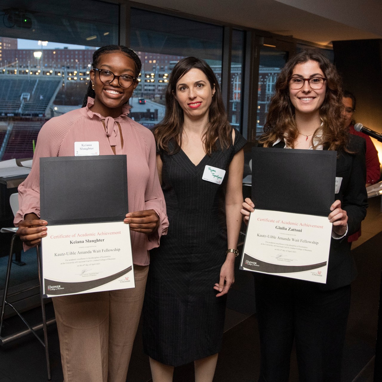 Economics-Awards-2023-Banquet-Amanda-Wait-Fellowship-recipients