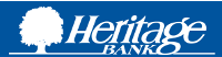 Heritage Bank Logo - blue with tree